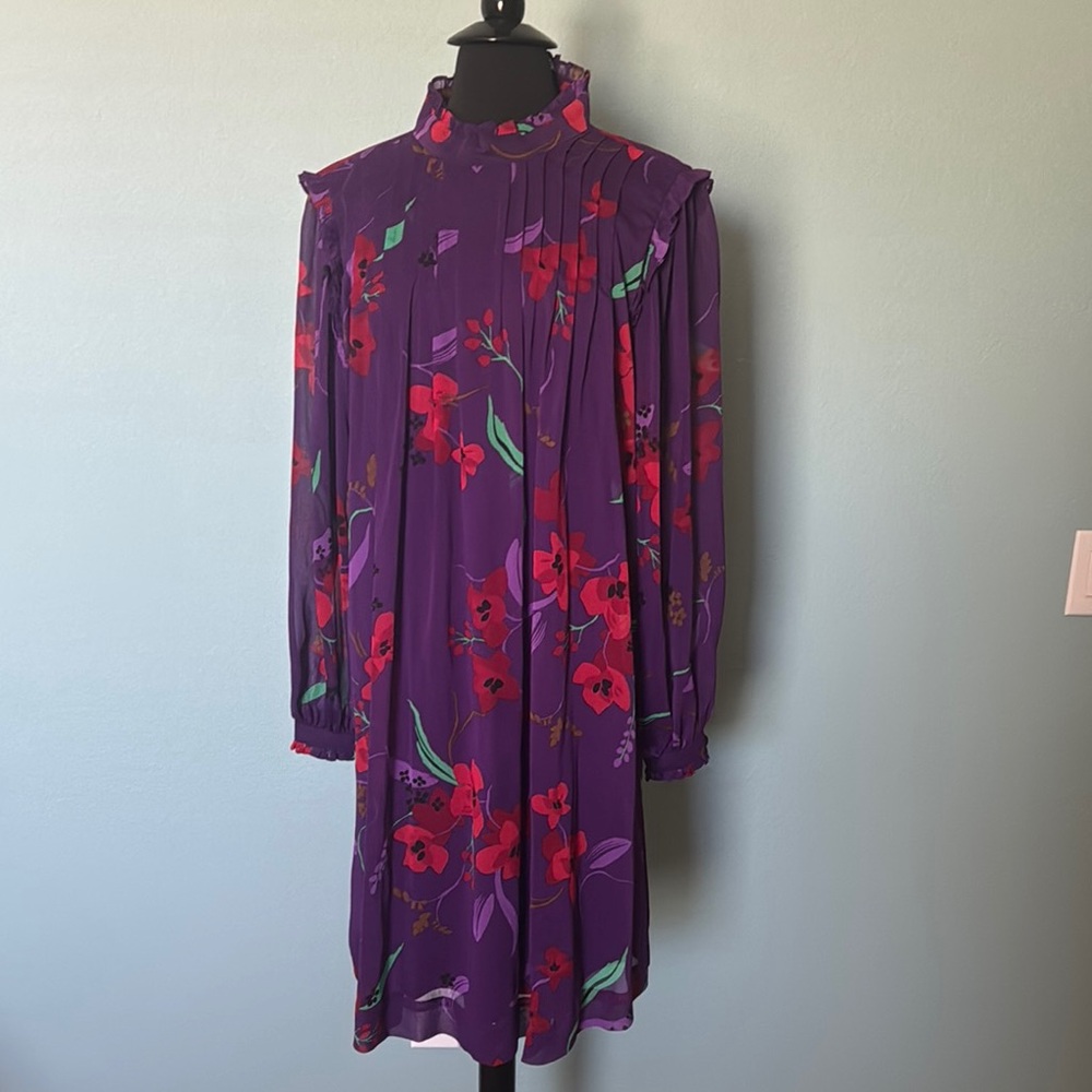 Floral Purple Dress